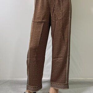 Cacilda Silk Pant - Terre Marche Foulard